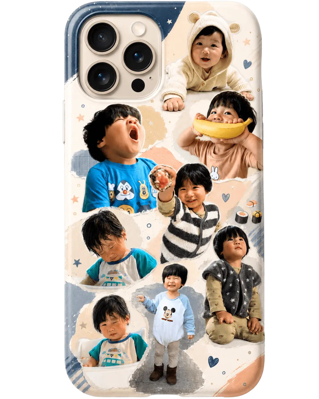 子ども・ペットのスマホケース作例